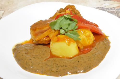 Kotlety s paprikami a omáčkou Tkemali po Kavkazsku – Snadné recept z Ostatní státy kuchyně, hotový za Do 30 minut